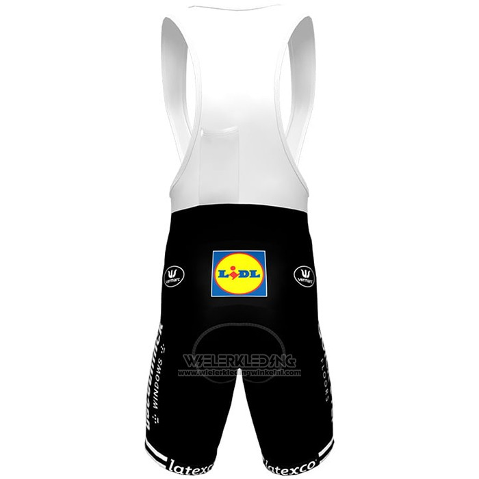 2021 Fietskleding Deceuninck Quick Step Kampioen Denemarken Korte Mouwen en Koersbroek